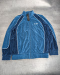 2000s Sean John Velour Tracksuit Jacket Bluza Welurowa HipHop Rap Rozpinana Oversized