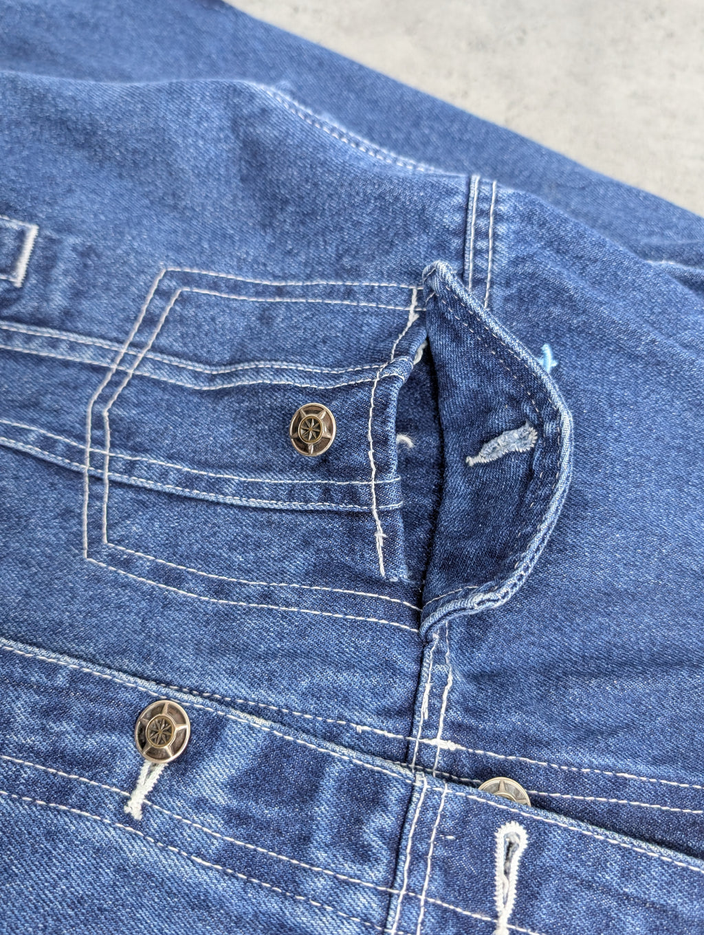 Raw Blue 2000s Embroidered Y2K Skater Trucker Denim Jacket Katana Jeansowa Kurtka Vintage Hiphop