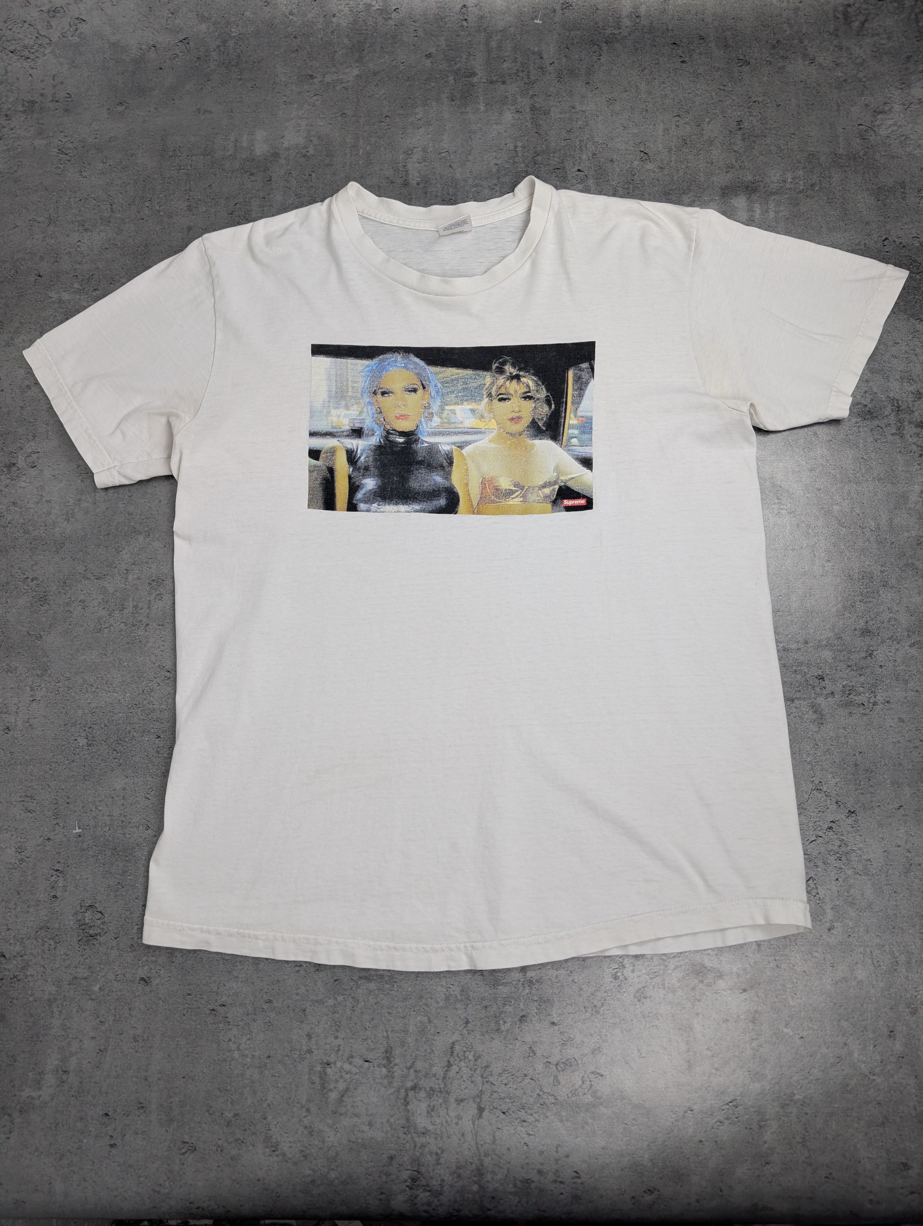 Supreme SS18 Nan Goldinn Misty & Jimmy Paulette Koszulka z Grafiką nadrukiem Streetwear Hype