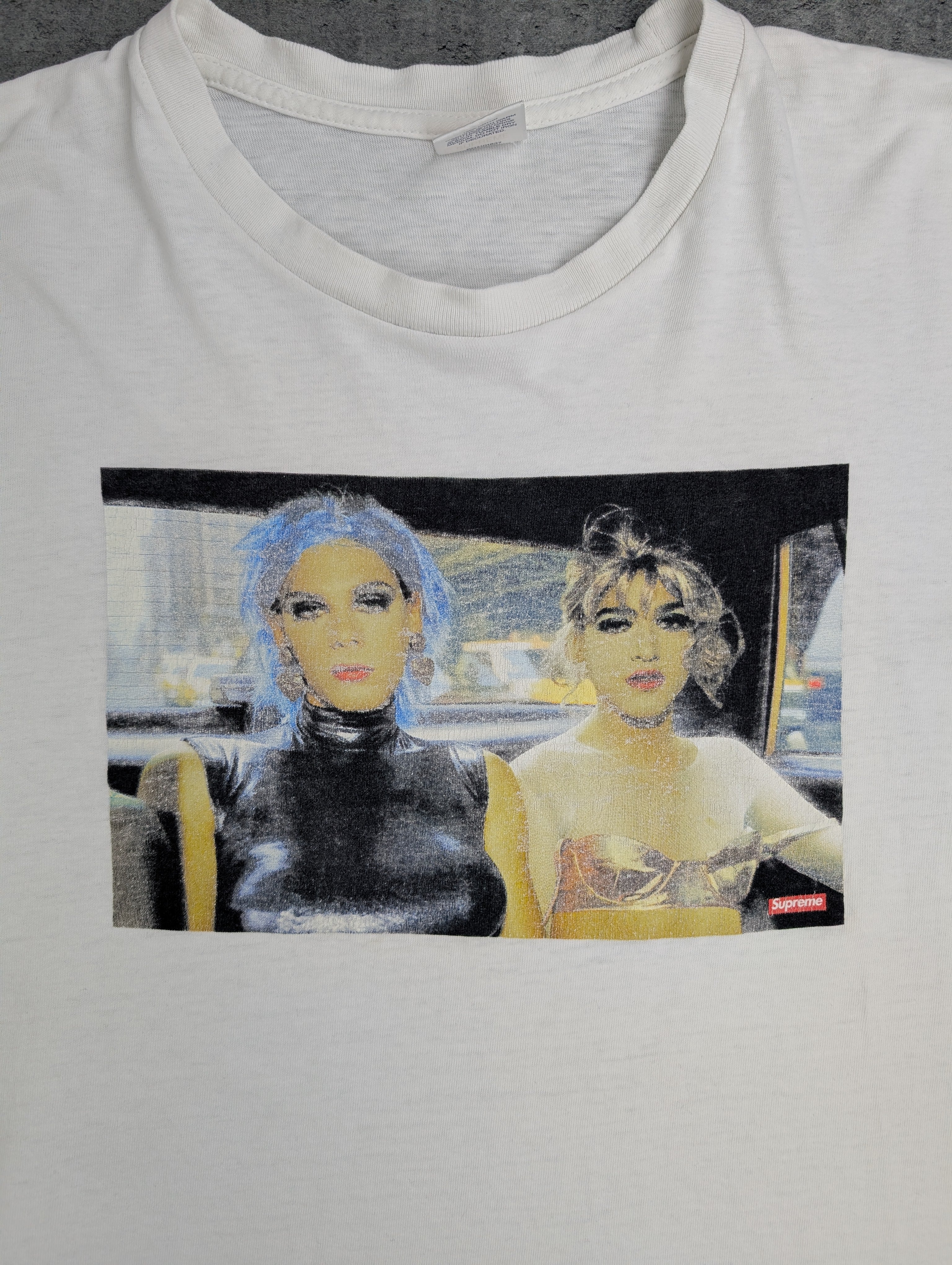 Supreme SS18 Nan Goldinn Misty & Jimmy Paulette Koszulka z Grafiką nadrukiem Streetwear Hype