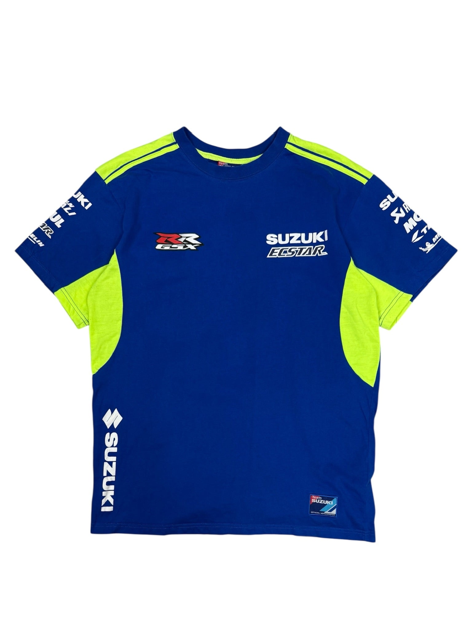 Suzuki Racing Ecsrat GSX Official T-shirt Blue