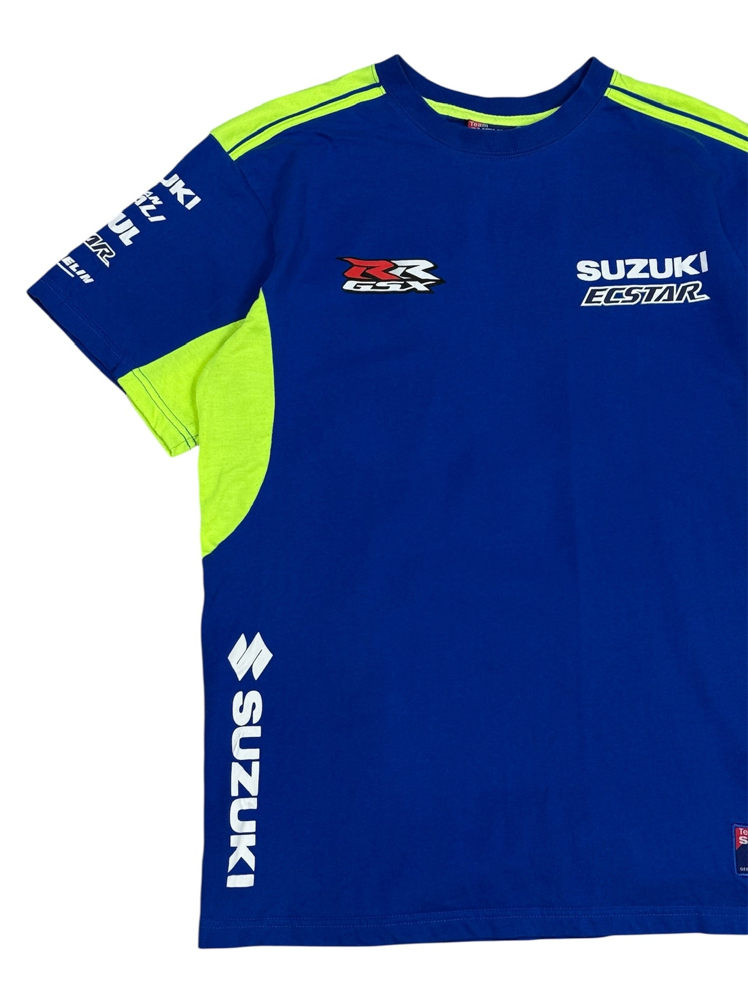 Suzuki Racing Ecsrat GSX Official T-shirt Blue