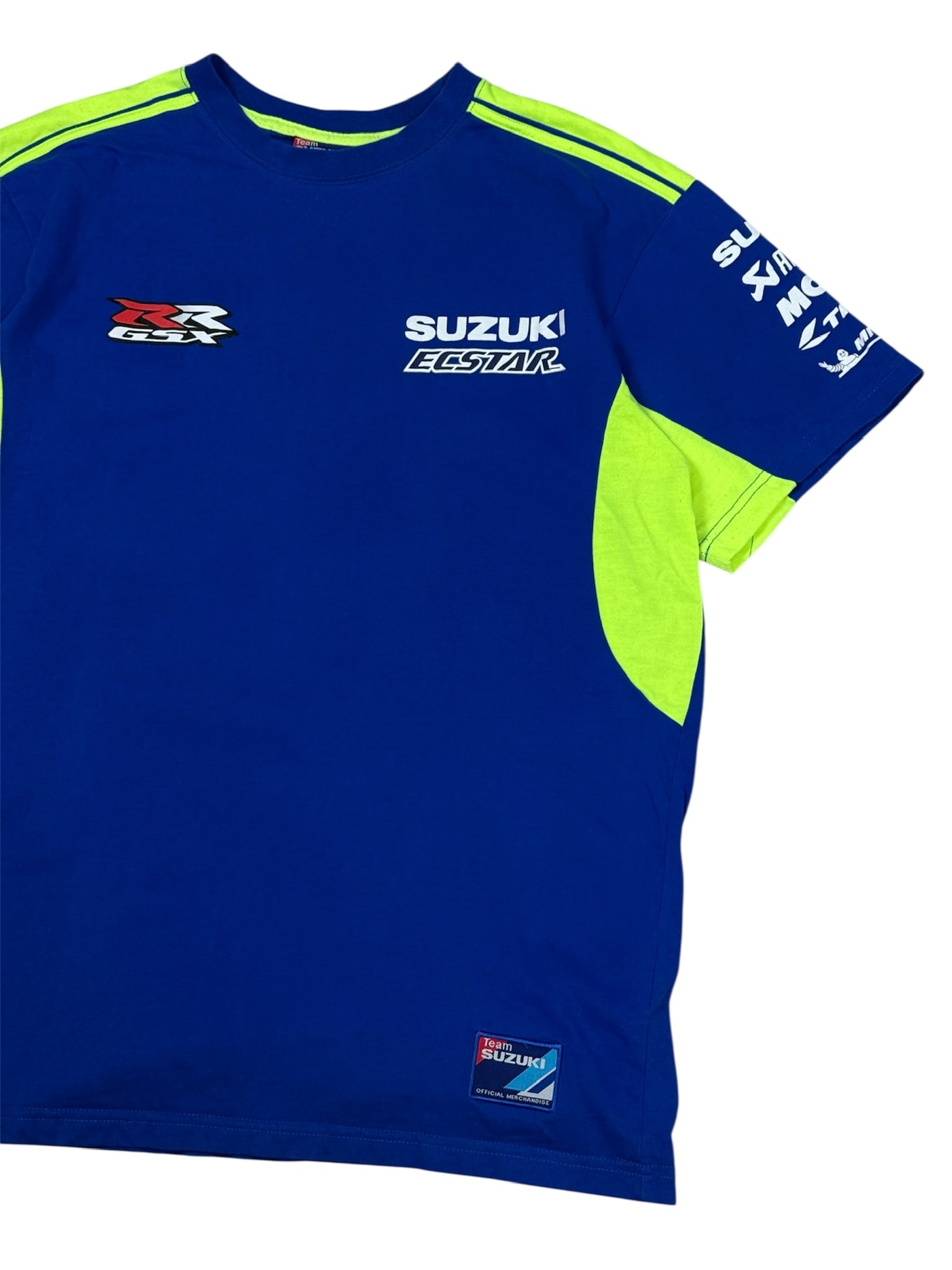 Suzuki Racing Ecsrat GSX Official T-shirt Blue