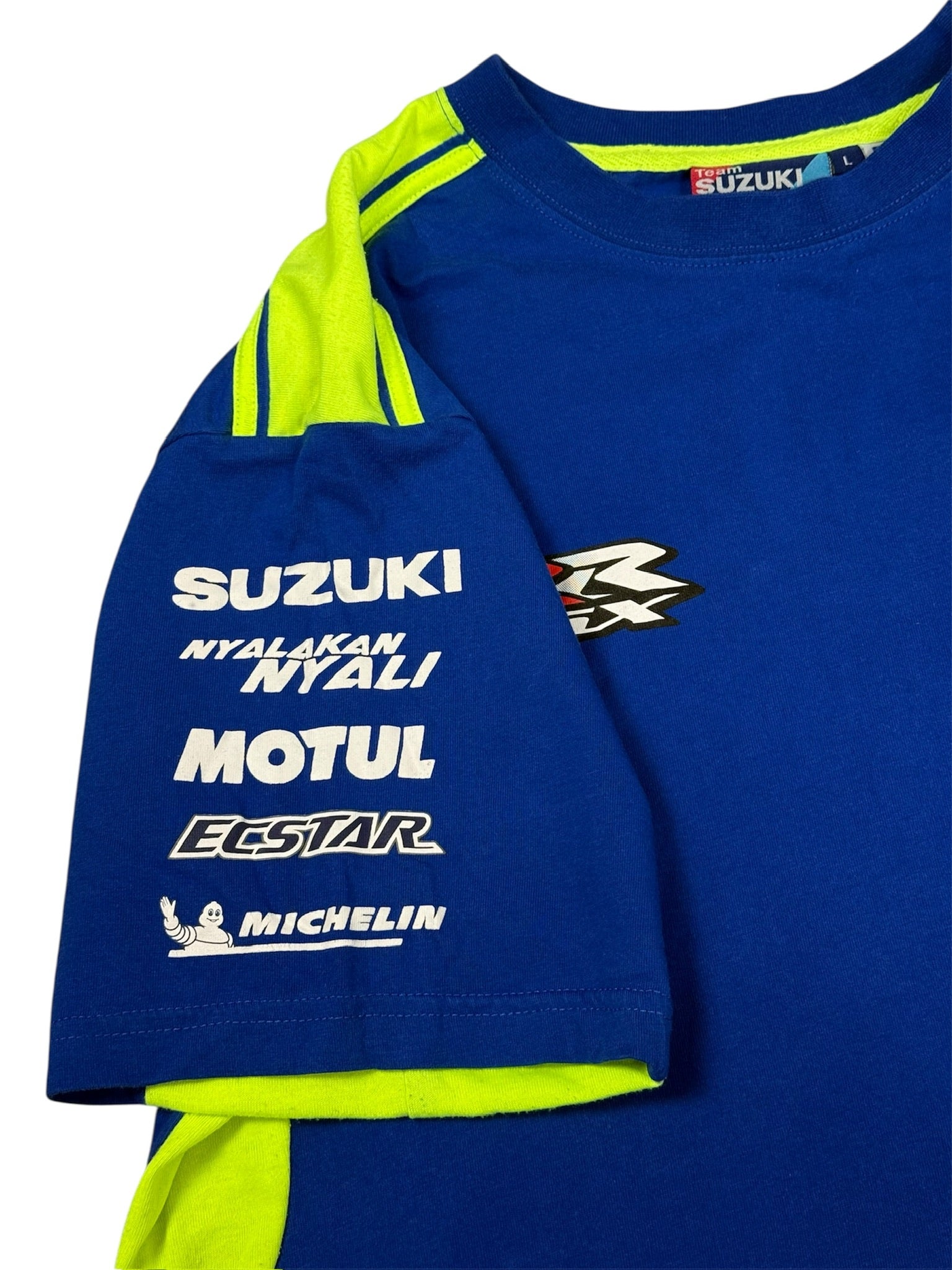 Suzuki Racing Ecsrat GSX Official T-shirt Blue
