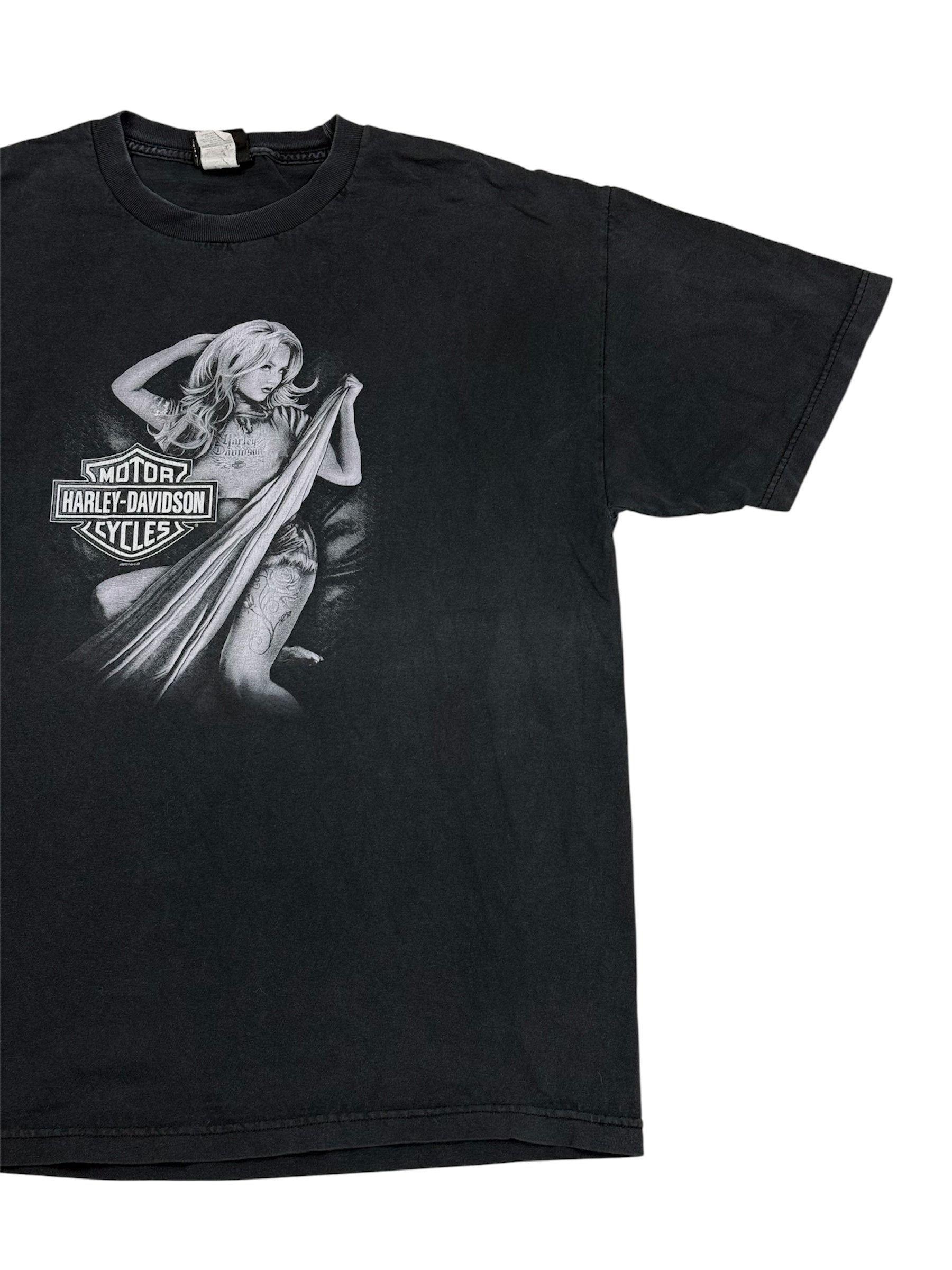 Vintage Harley Davidson Czech Republic T-shirt Black Size XL