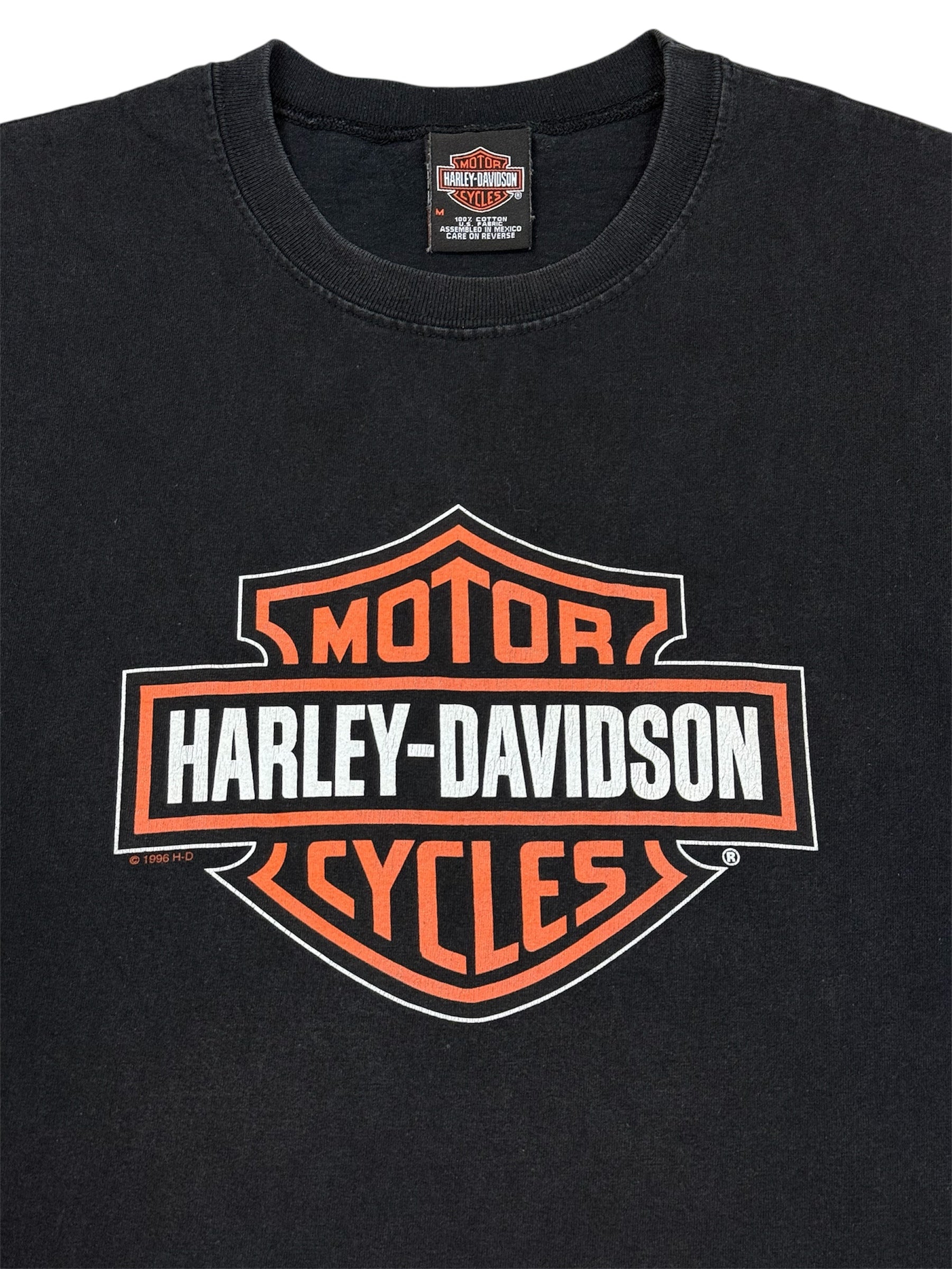 Vintage 1996 Harley Davidson Pineda Melbourne Florida Black Size M