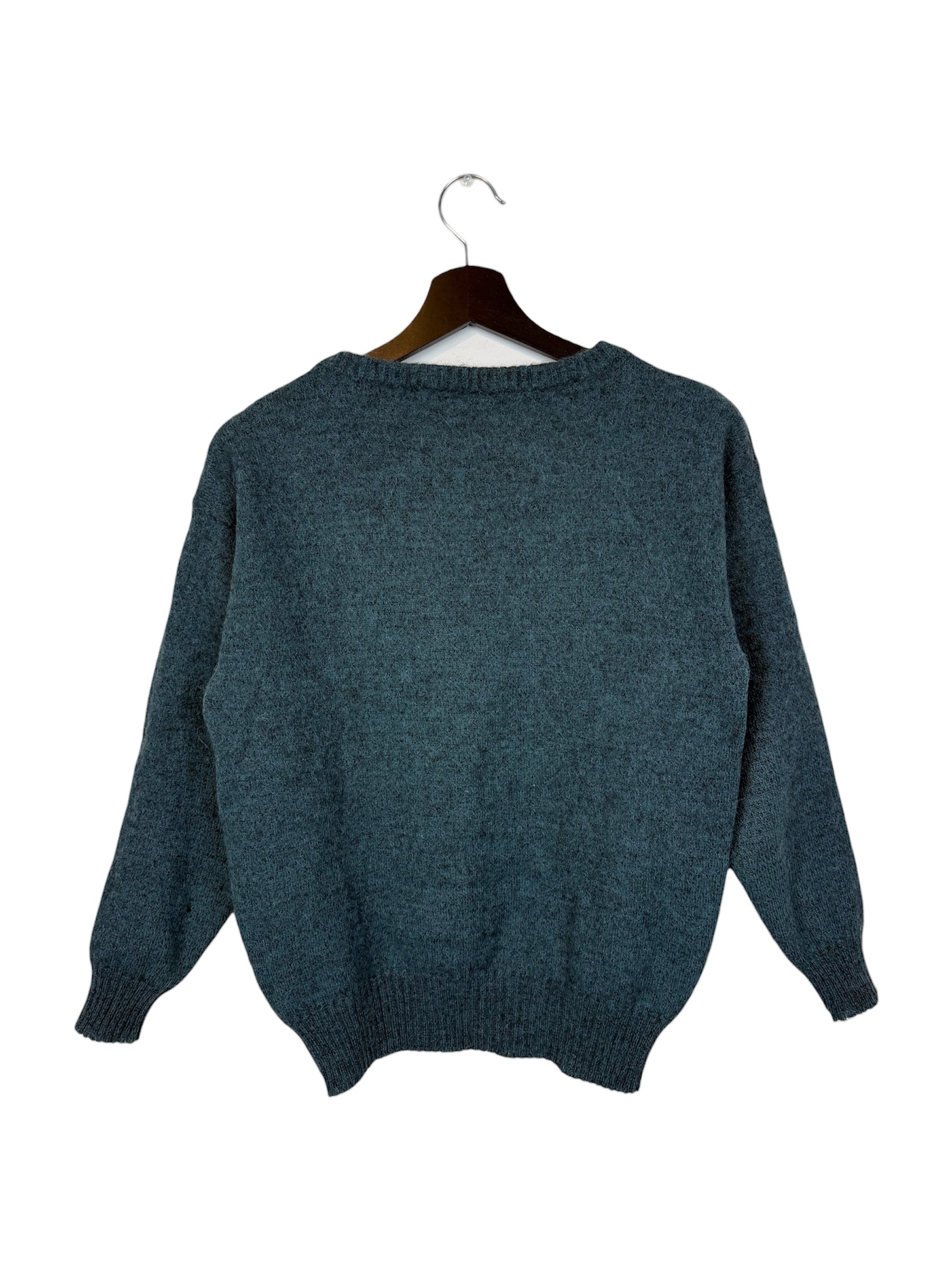 RARE Adidas 80s Women's Wool Alpaca Geometric Sweater Fit Size S