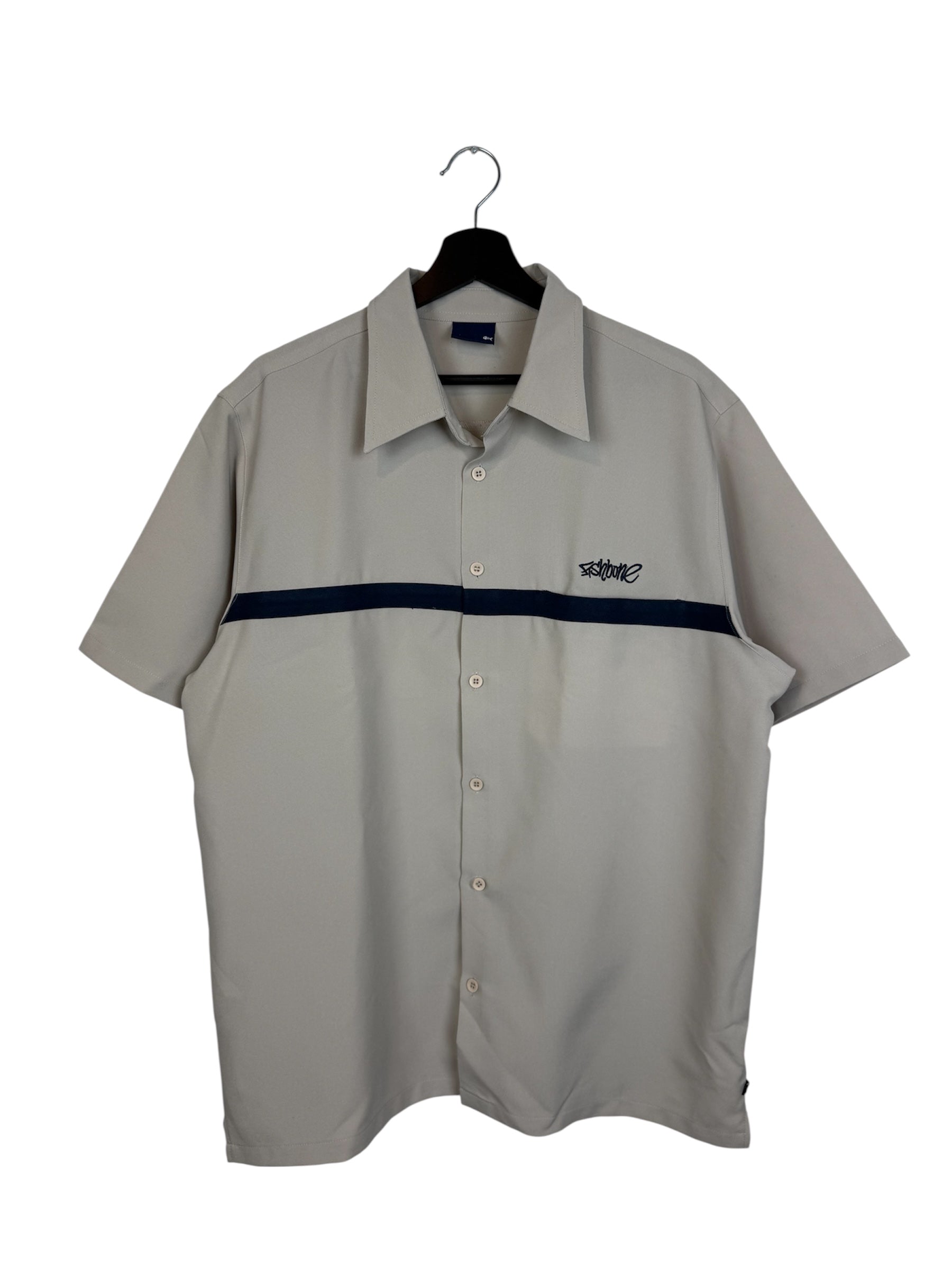 Fishbone Y2k Hip Hop Short Sleeve Shirt Size L