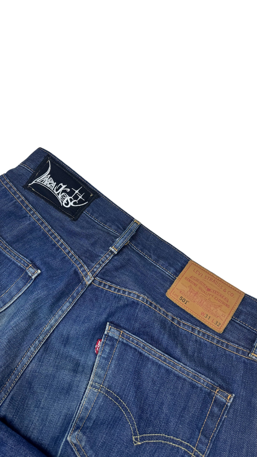 CUSTOM LEVI’S 501 Premium – Lace-up Flare (Archive / Gorpcore)