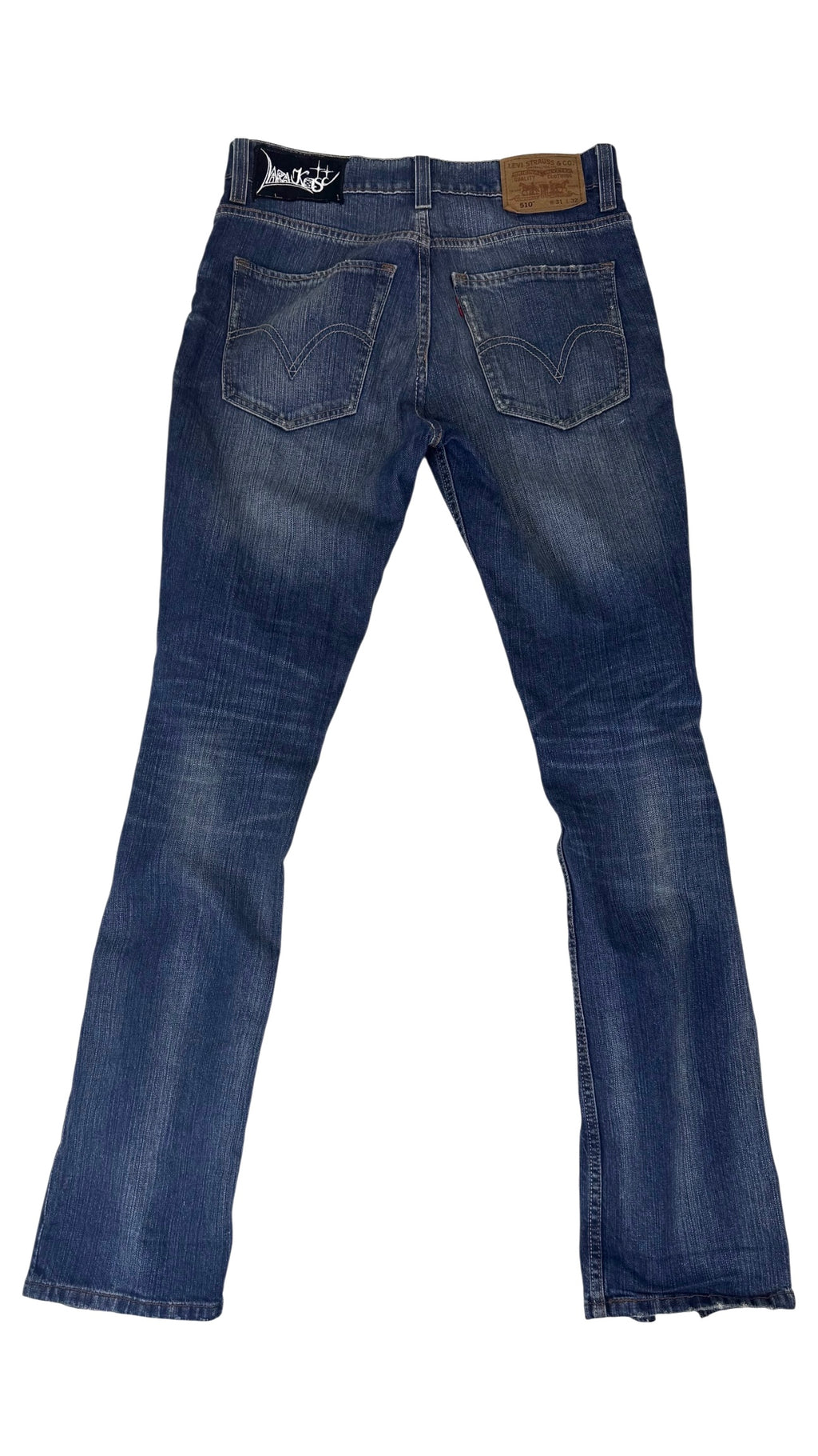 Custom Levi’s 510™ – Lace-up Detail & Fringe
