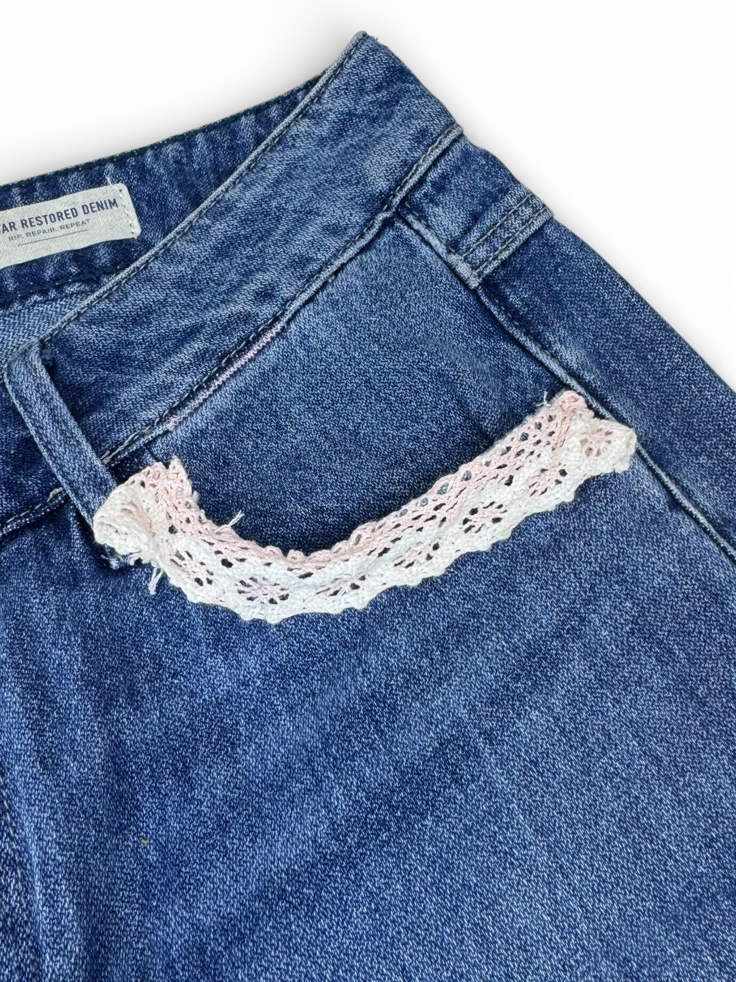 CUSTOM G-STAR RAW – Pink Flare & Star Painting (Cyber Y2K / Grunge)
