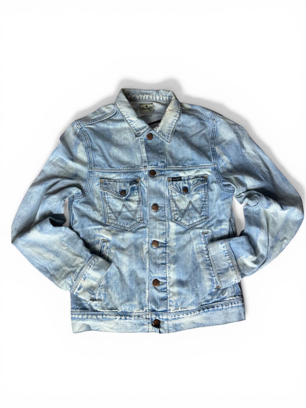 Unikat 1of1! Kurtka Wrangler z ogromnym haftem konia (Upcycling)