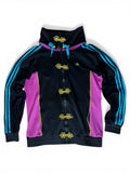 Rework unikat 1/1: Bluza Adidas Skrzydła i Złote Zapięcia w stylu chińskim (Y2K/Cyber)