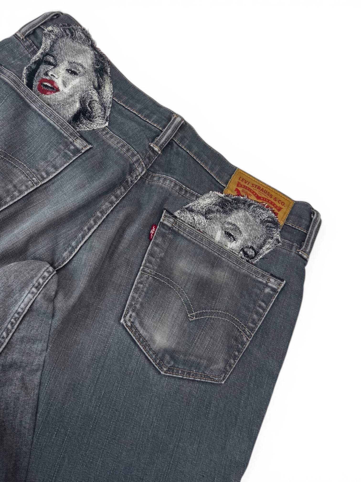 Levi’s Custom Baggy Jeans – Marilyn Monroe Edition