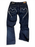Levi’s Custom Flare Jeans – Painted Heart Detail