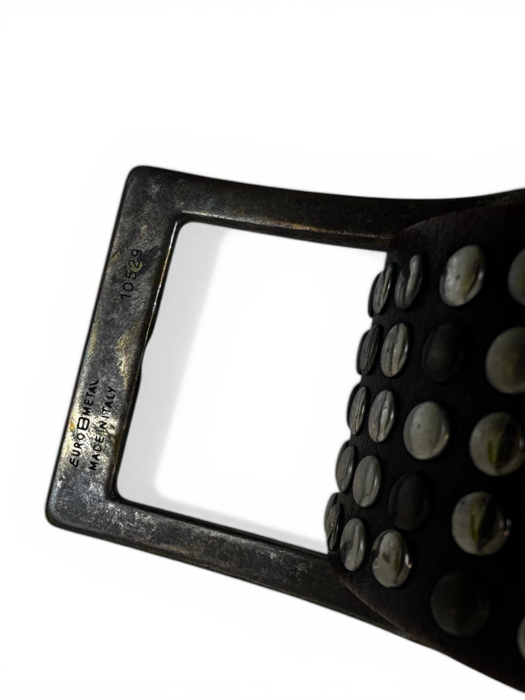 Męski Pasek Skórzany Euro Metal – Vintage Style (Made in Italy)