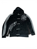 Adidas Custom "Zen Flow" Hoodie – Ręcznie Malowana – XL