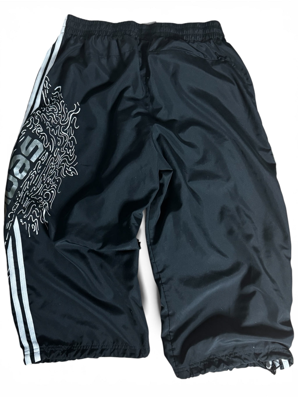 Custom Adidas Track Pants | Hand-painted | 1of1 | Cyber Tribal / Grunge