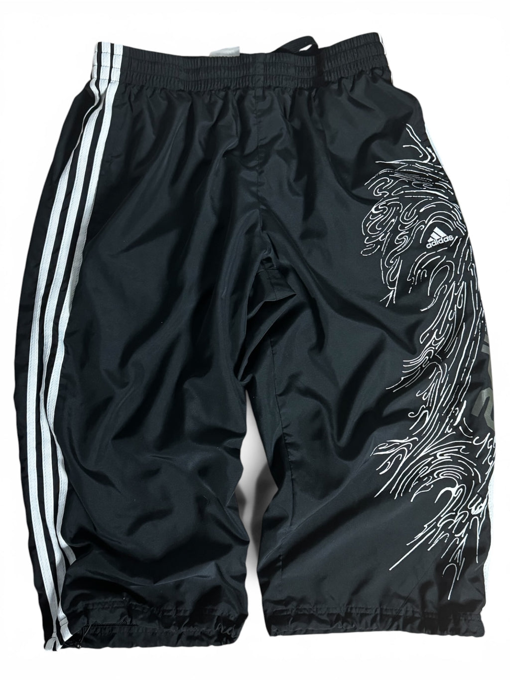 Custom Adidas Track Pants | Hand-painted | 1of1 | Cyber Tribal / Grunge