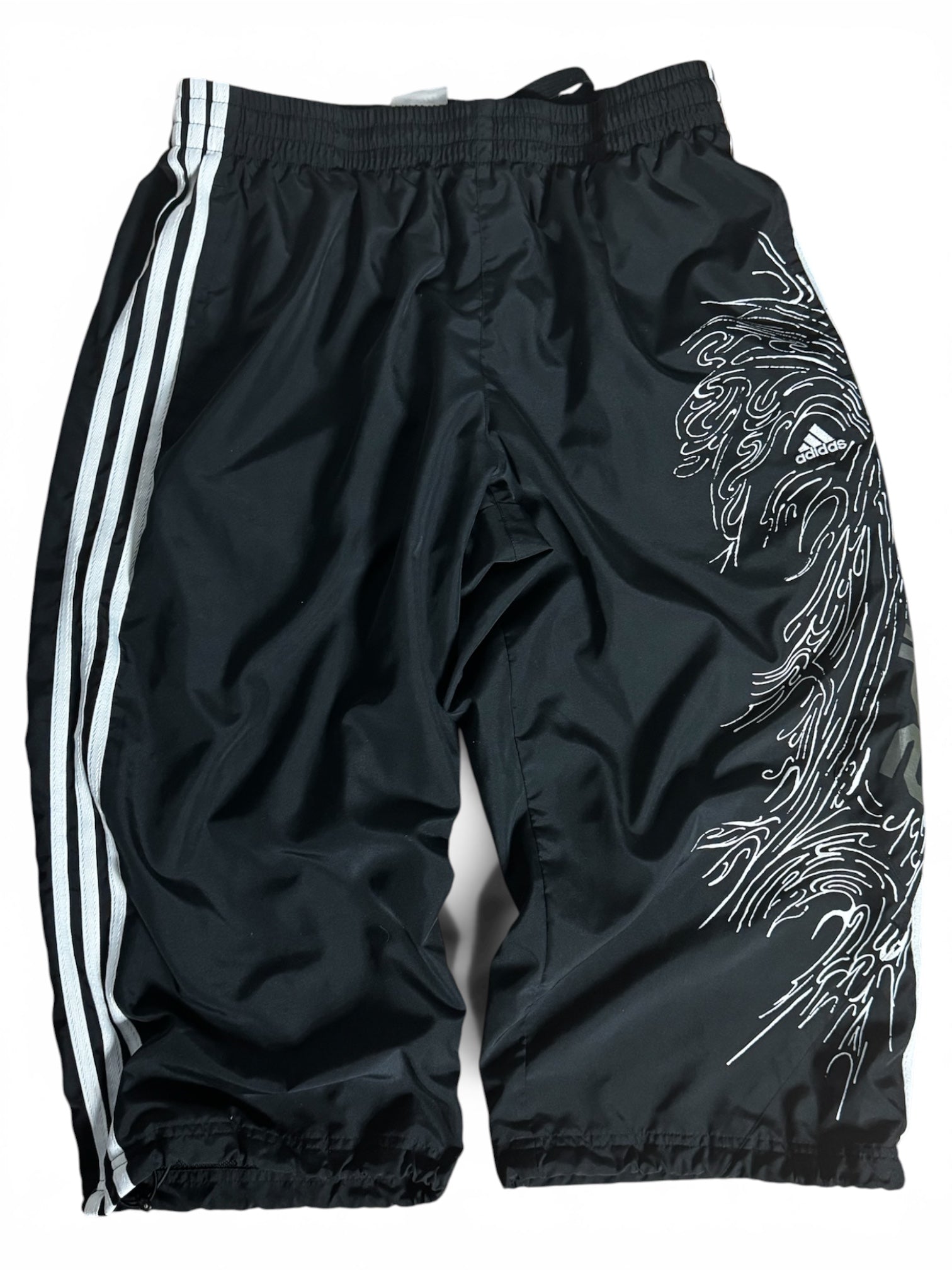 Custom Adidas Track Pants | Hand-painted | 1of1 | Cyber Tribal / Grunge