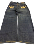 Ecko Unltd Vintage y2k Spodnie Jeansowe Baggy 2000s Rare Embroidery