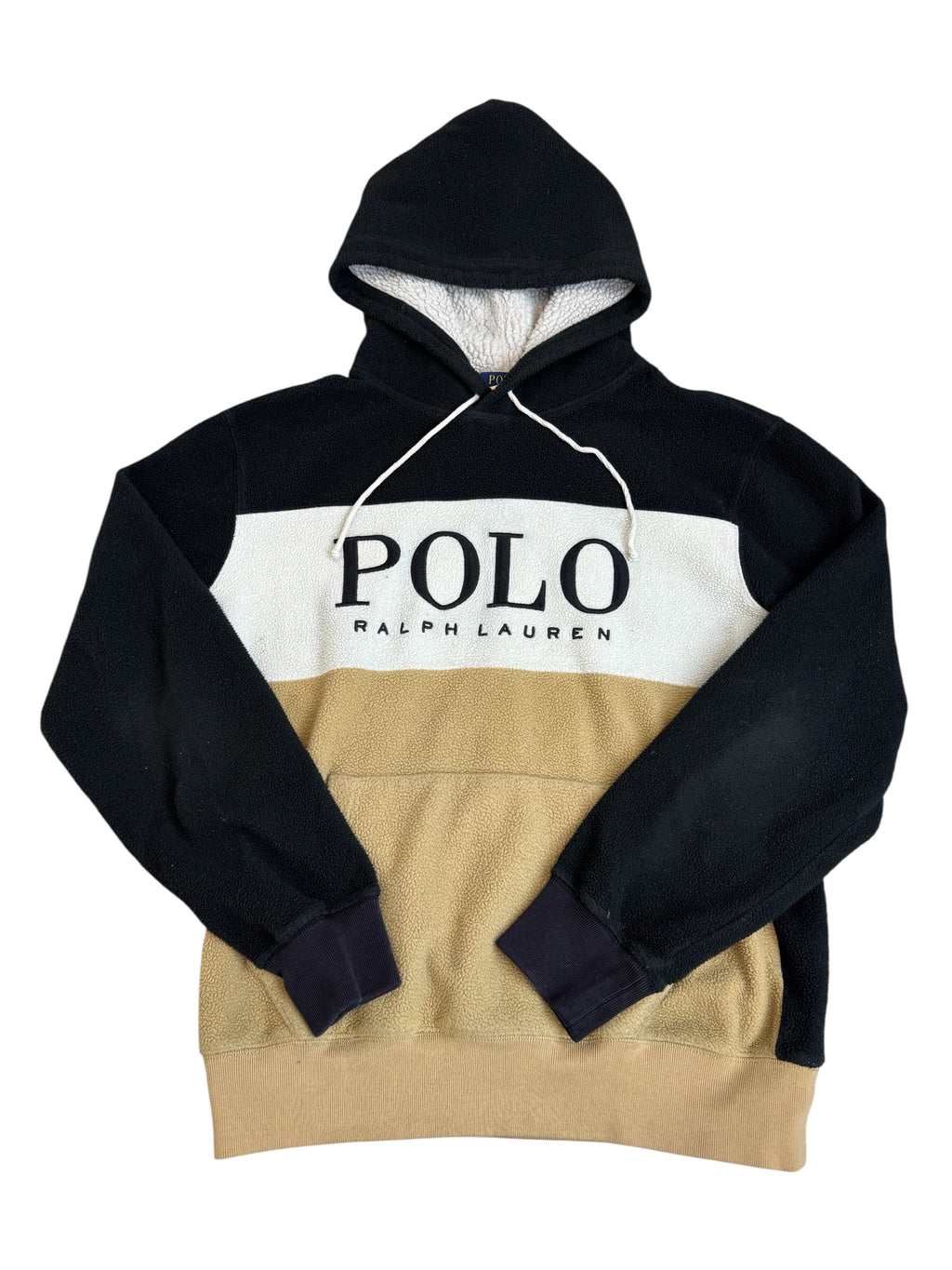 Polo by Ralph Lauren Sherpa Hoodie Bluza z Kapturem Polar Teddy Damska