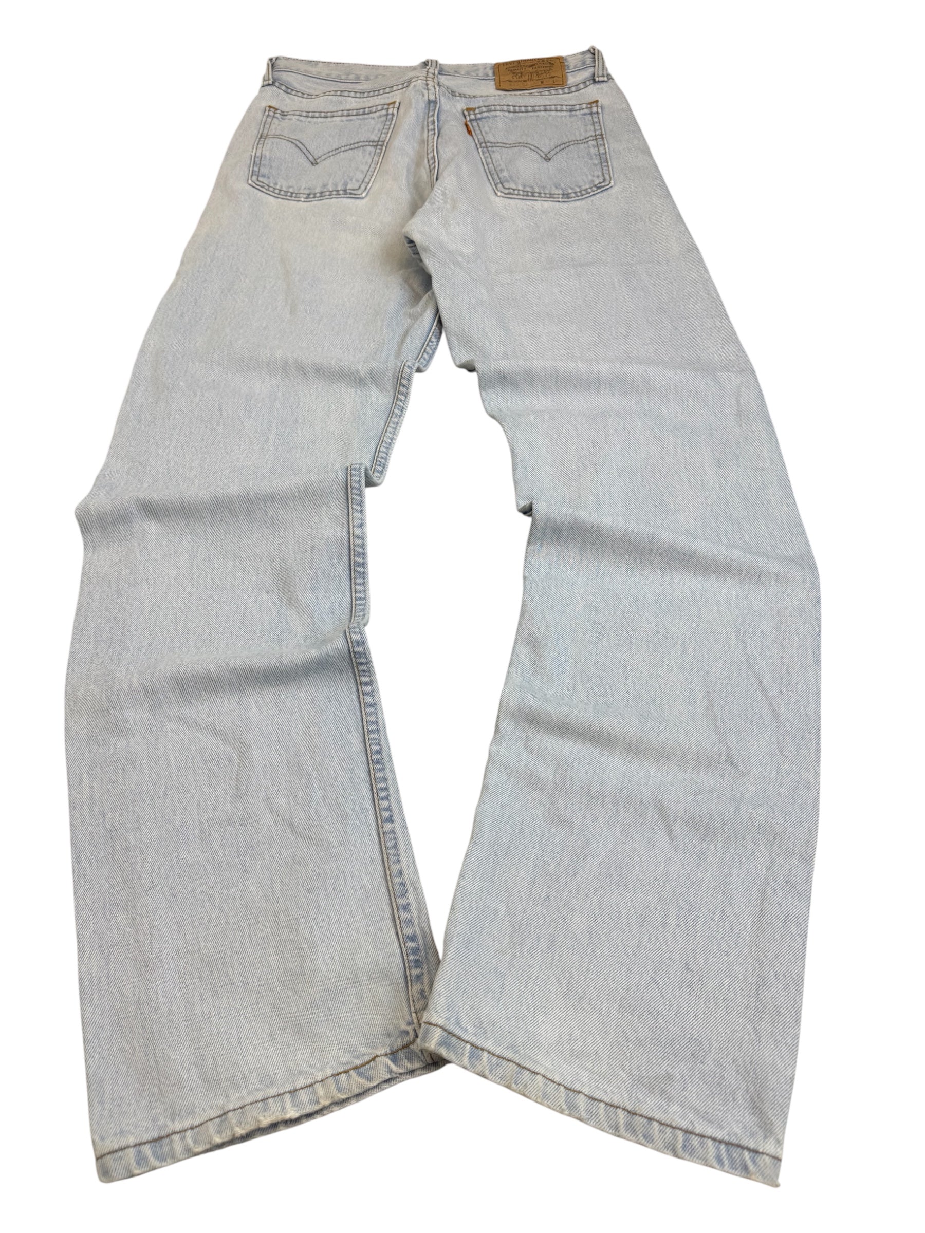 Levi’s Orange Tab Vintage Baby Blue Jasnoniebieskie Spodnie Jeansowe Straight Leg 90s Vintage Jeansy