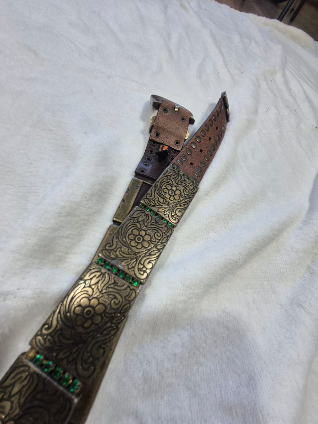 Ciężki metalowy pasek Nanni made in italy