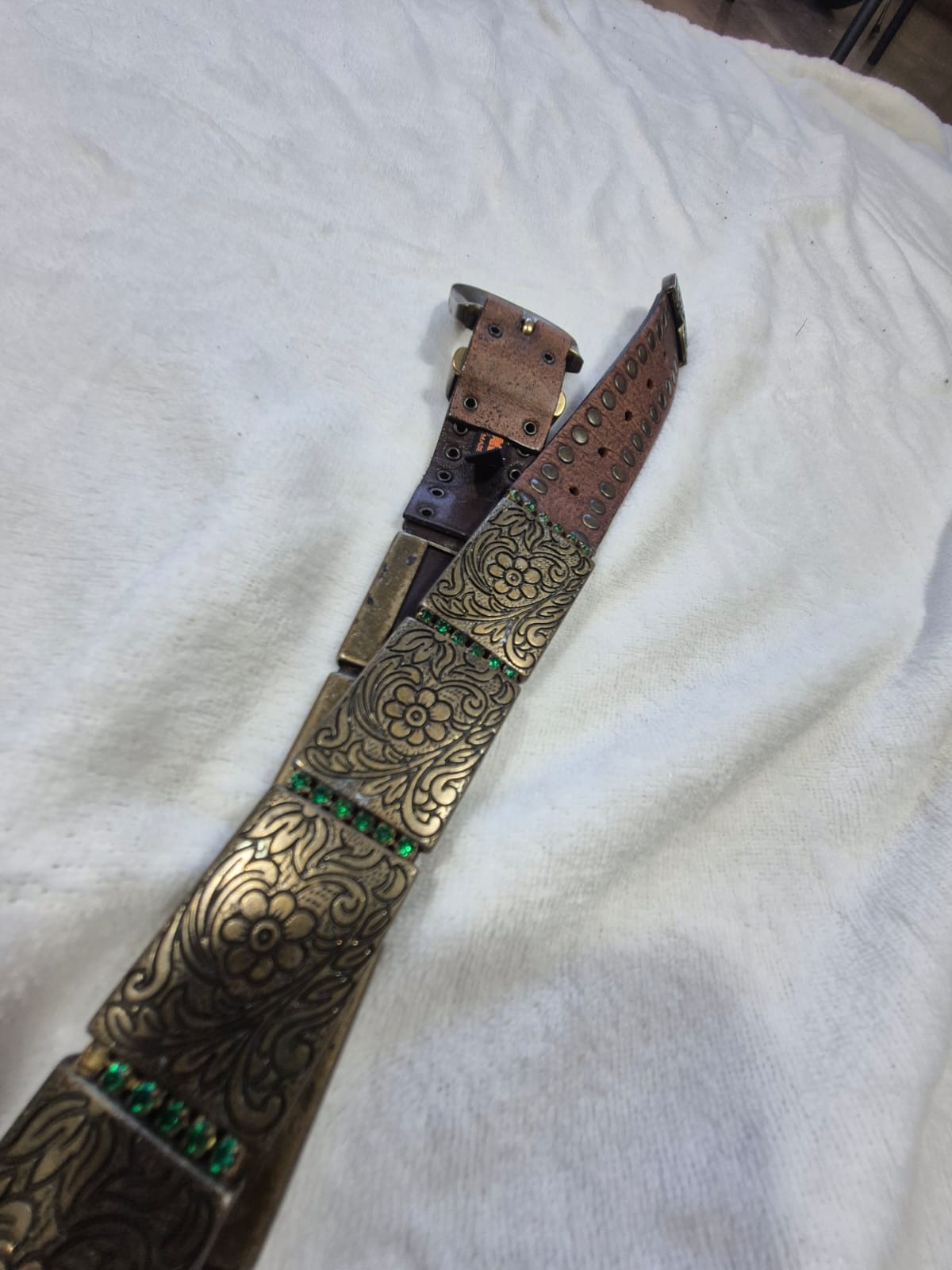 Ciężki metalowy pasek Nanni made in italy
