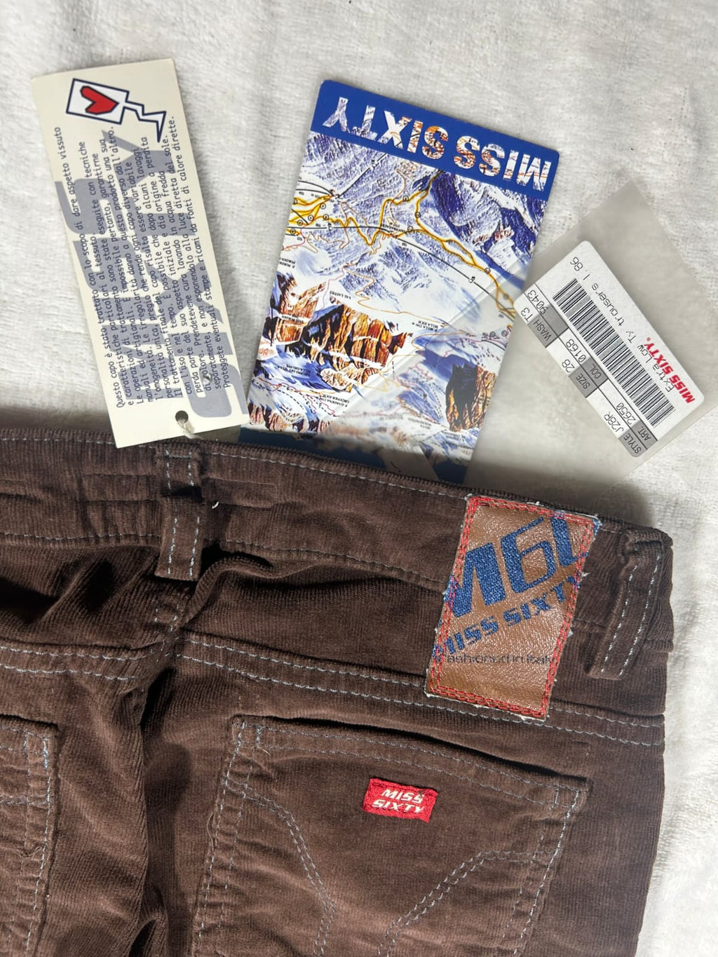 Miss sixty new with tags 2000s brązowe dzwony slim fit