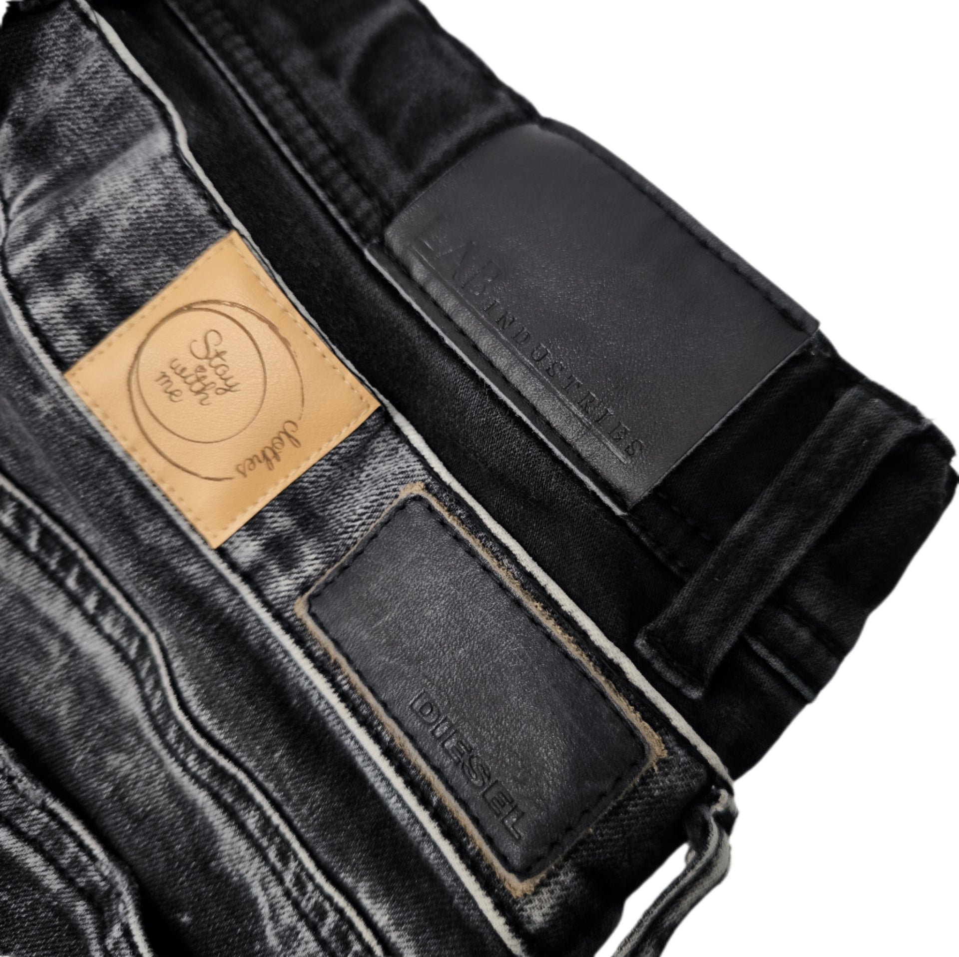 Jeansy damskie Diesel y2k, upcykling one&only