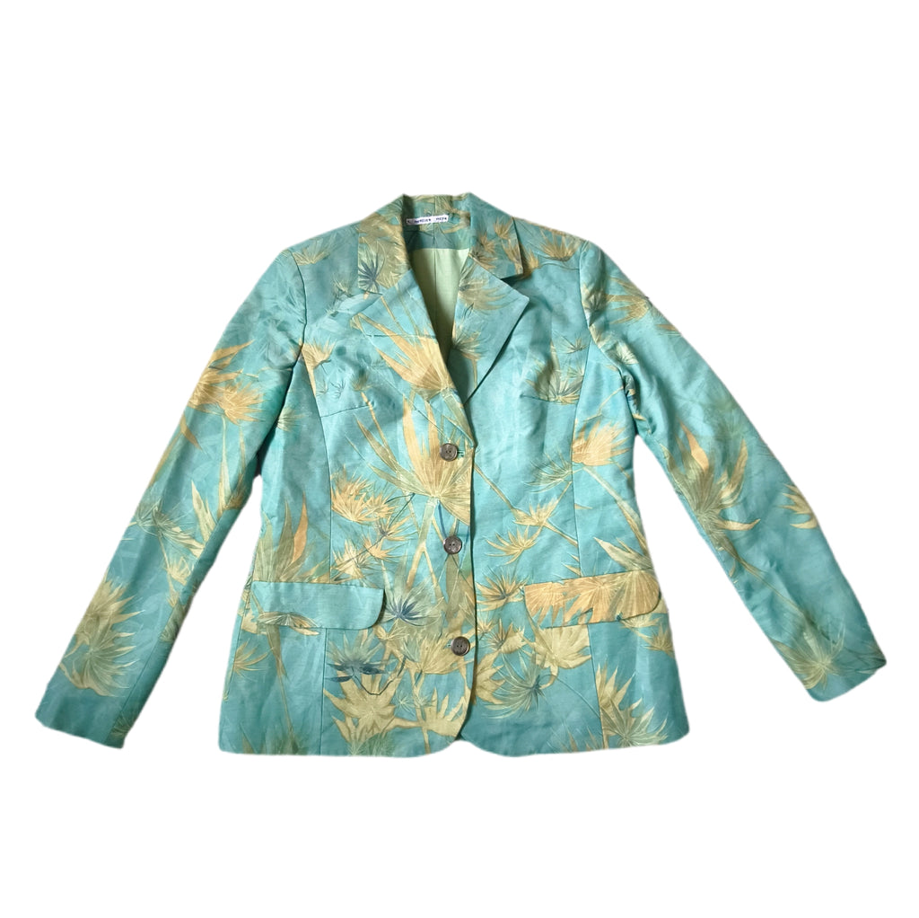 Marynarka damska żakardowa, motywy orientalne roślinne, rozmiar  S/M