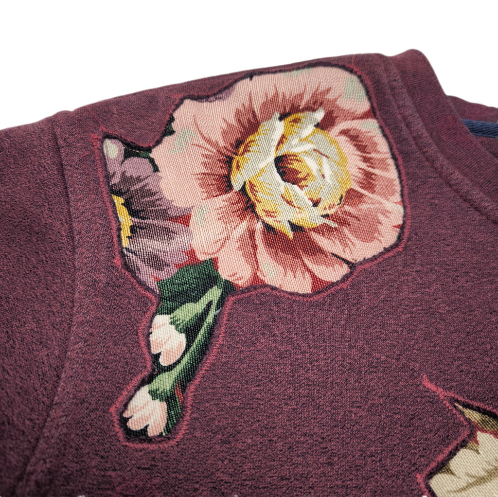 Bordowa bluza, custom/upcykling one&only