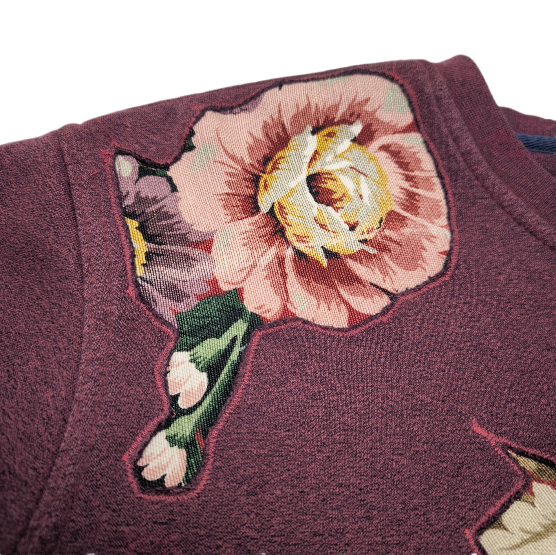 Bordowa bluza, custom/upcykling one&only