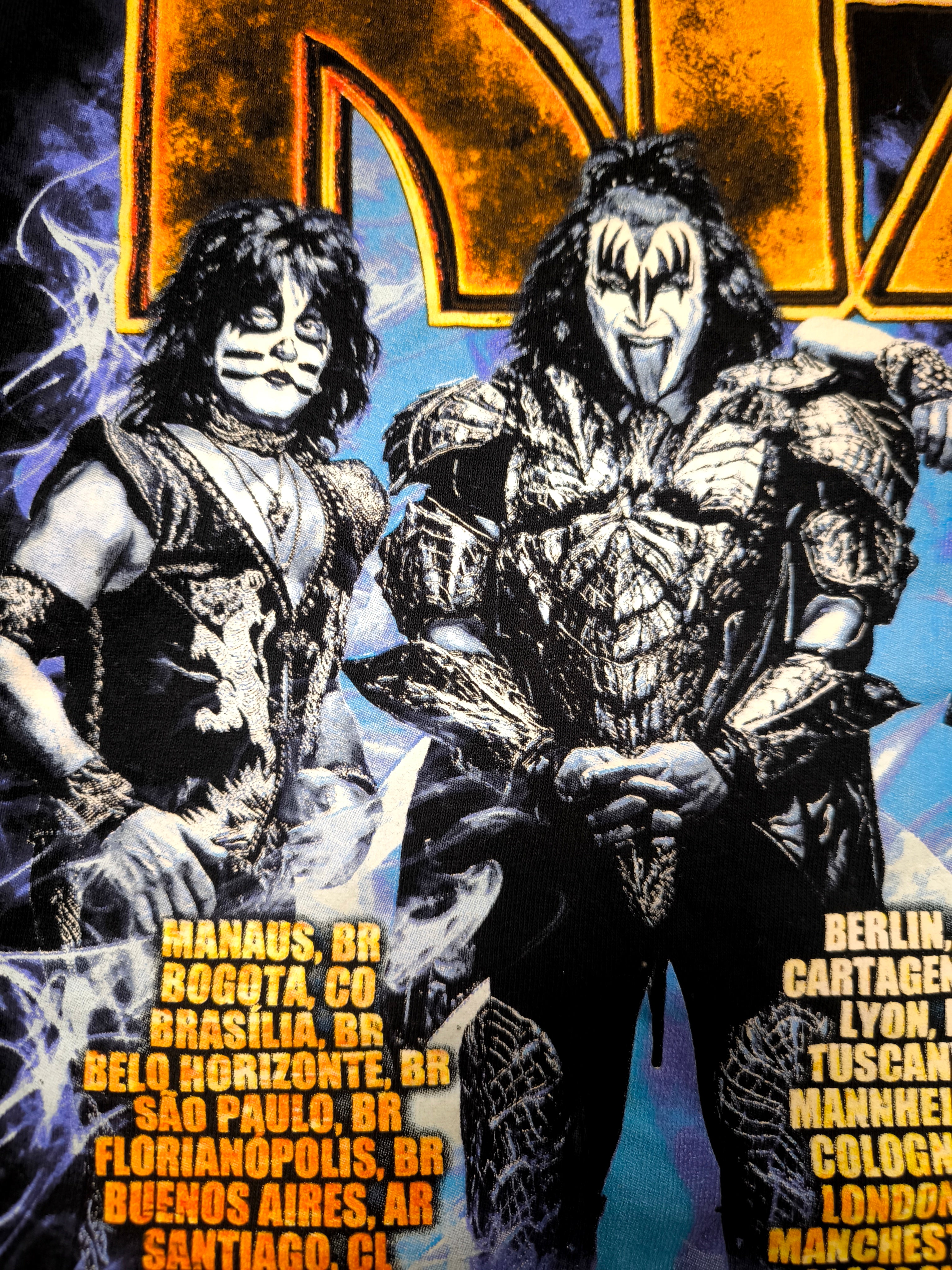 T-shirt Kiss, Gildan, End Od The Road World Tour, size M, cotton