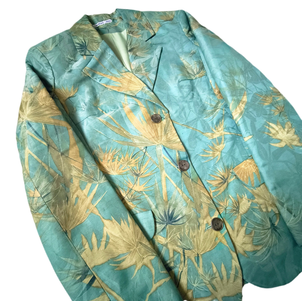 Marynarka damska żakardowa, motywy orientalne roślinne, rozmiar  S/M