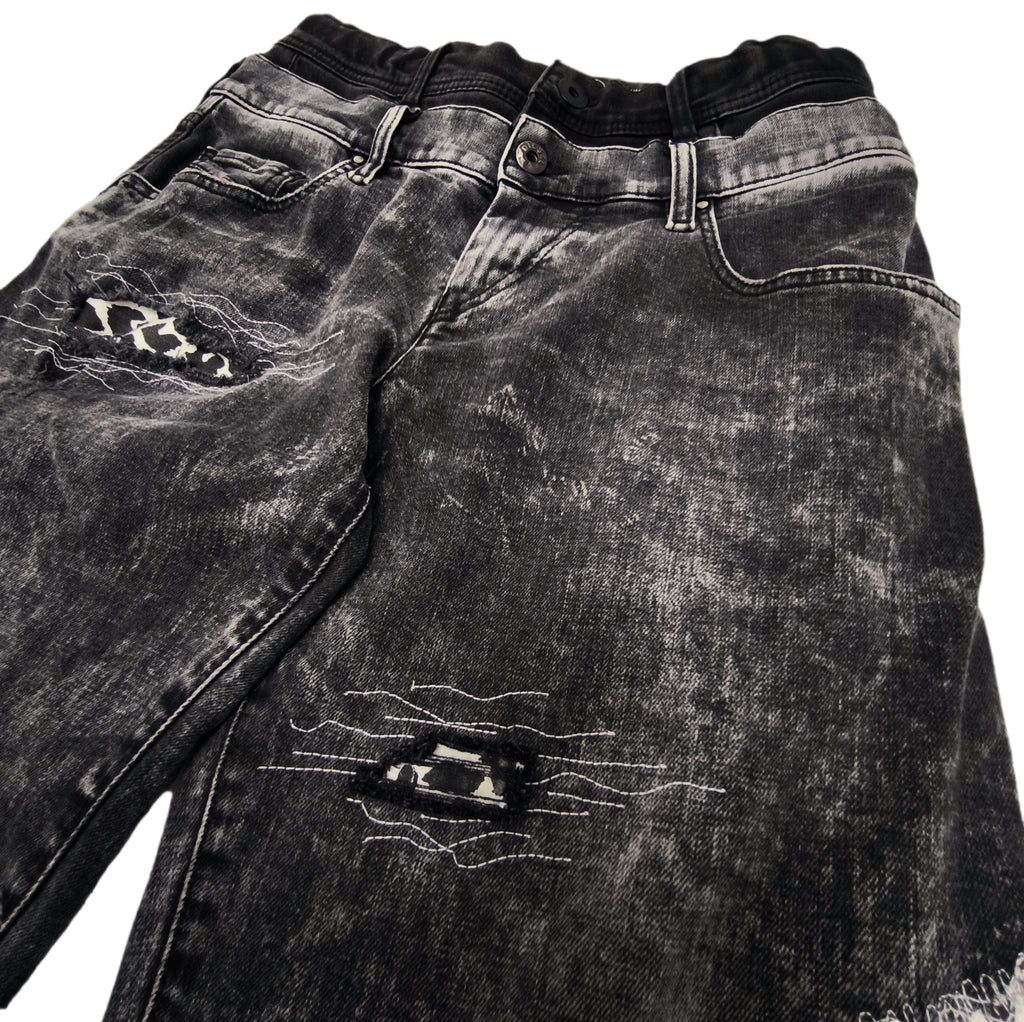 Jeansy damskie Diesel y2k, upcykling one&only
