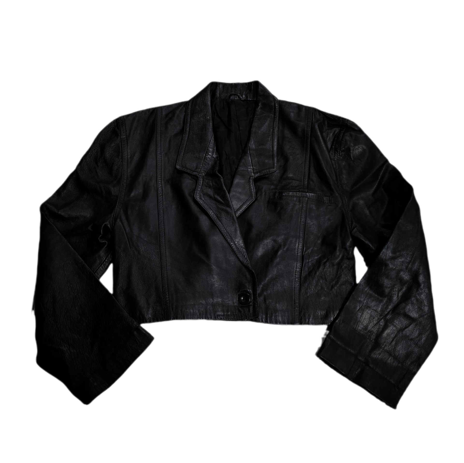 Kurtka skórzana real leather damska czarna rozmiar S