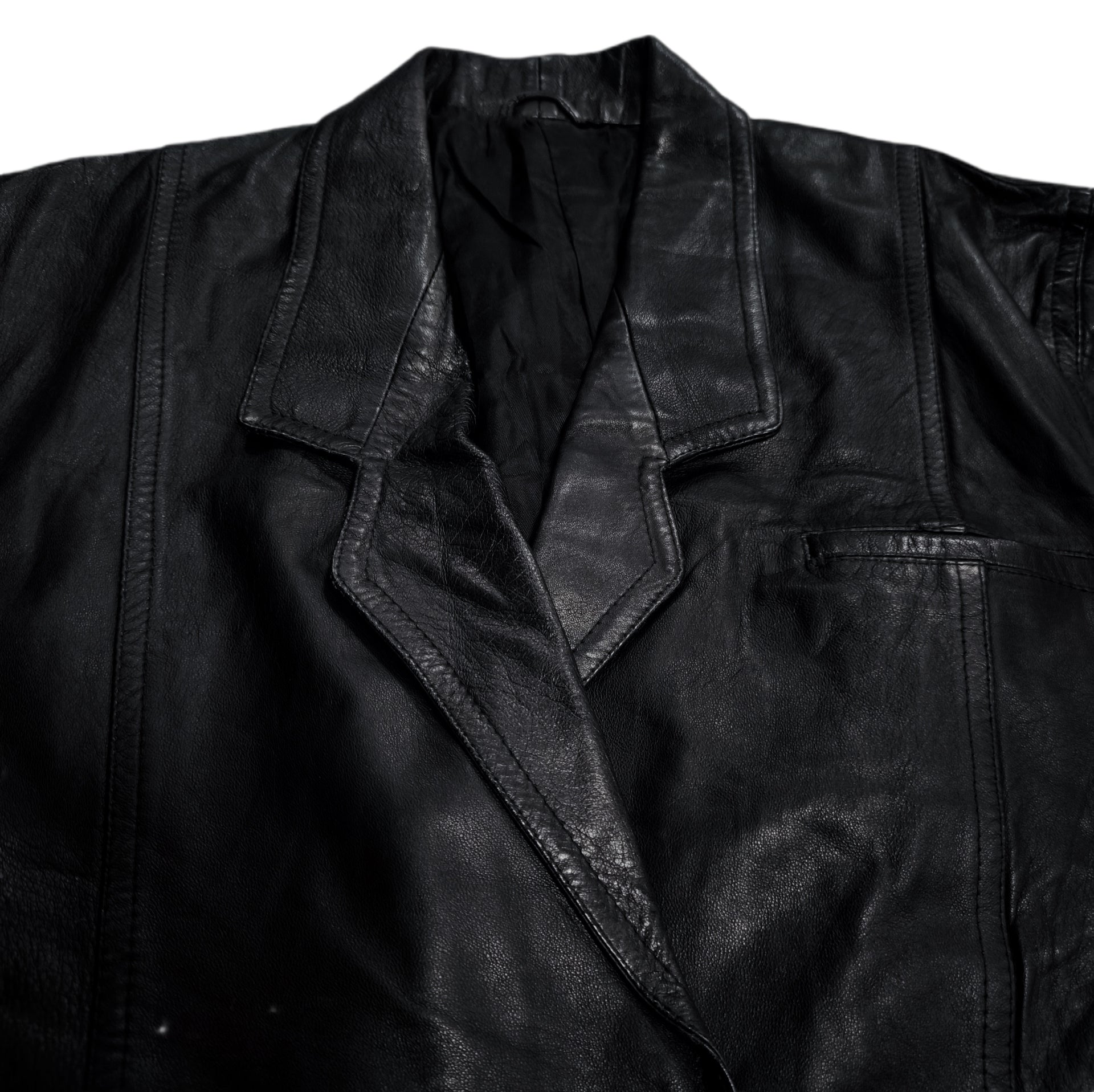 Kurtka skórzana real leather damska czarna rozmiar S