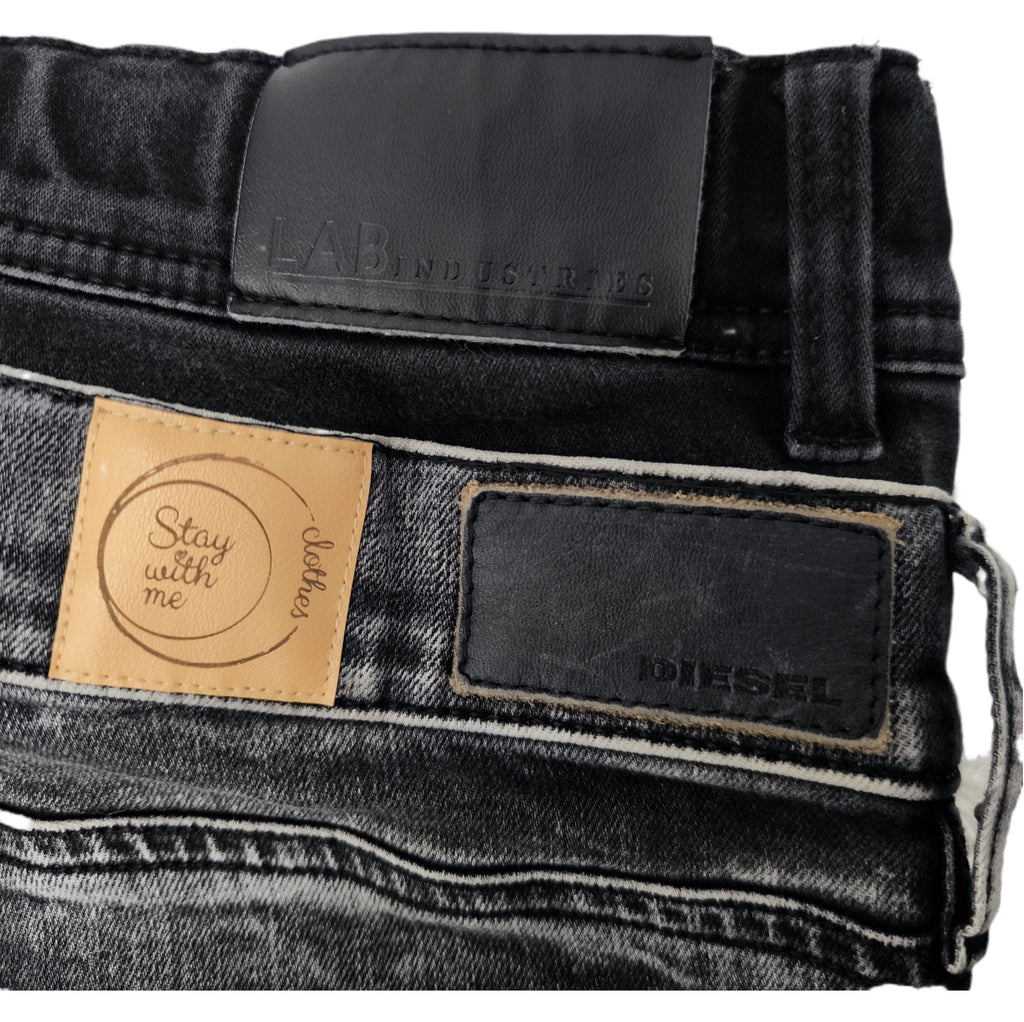 Jeansy damskie Diesel y2k, upcykling one&only