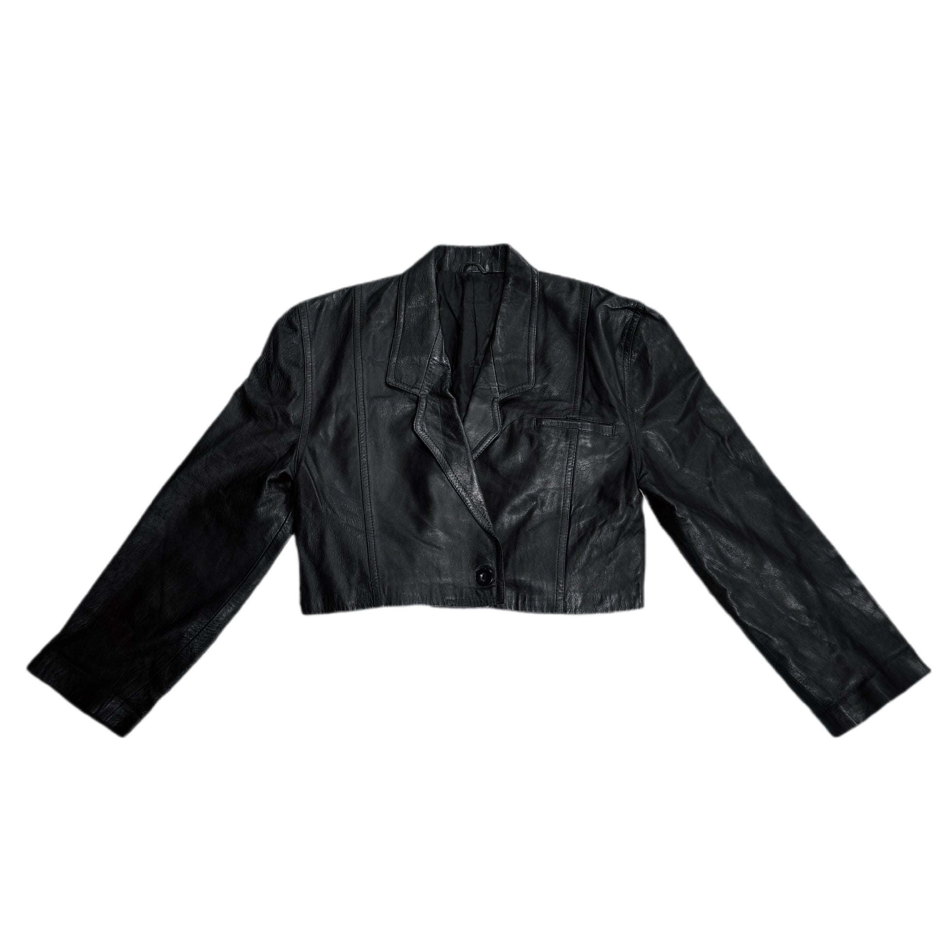 Kurtka skórzana real leather damska czarna rozmiar S