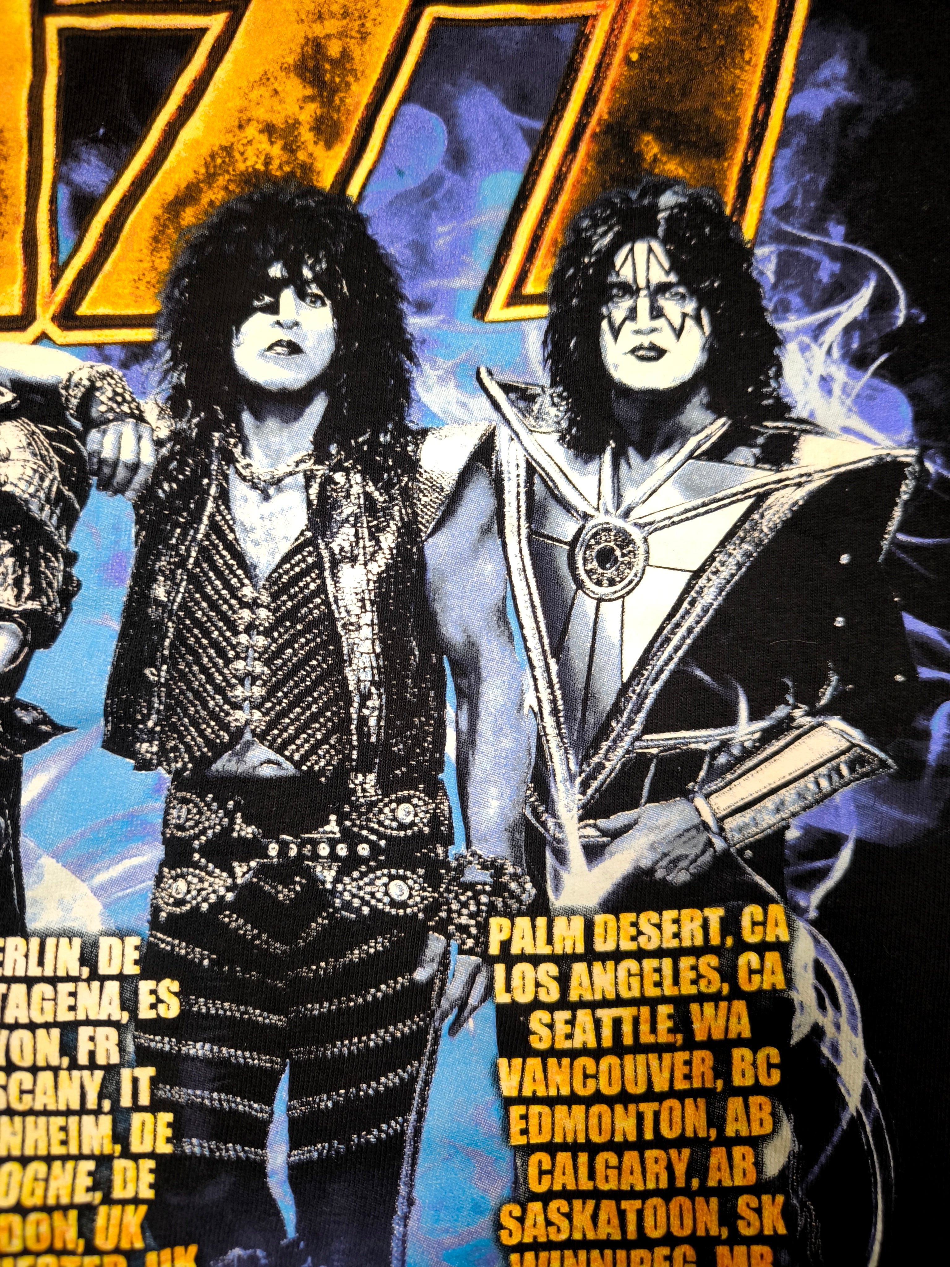 T-shirt Kiss, Gildan, End Od The Road World Tour, size M, cotton