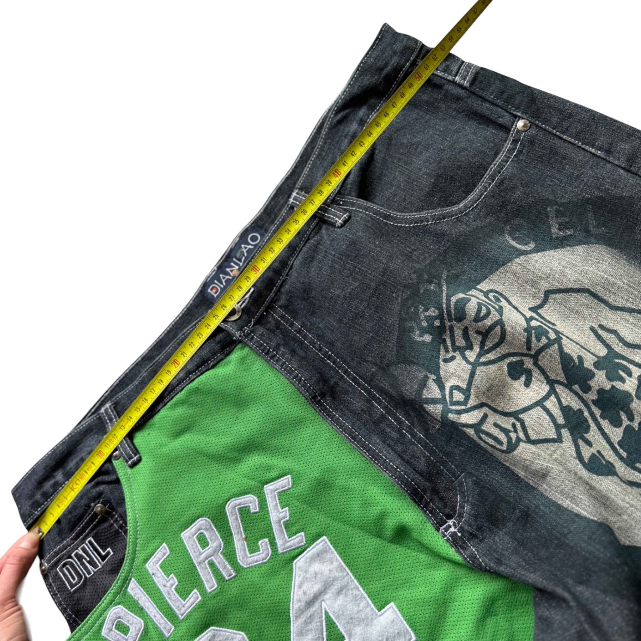 NBA Y2K Mega Rare Baggy Jeans Kobe Lebron Jersey Oversize