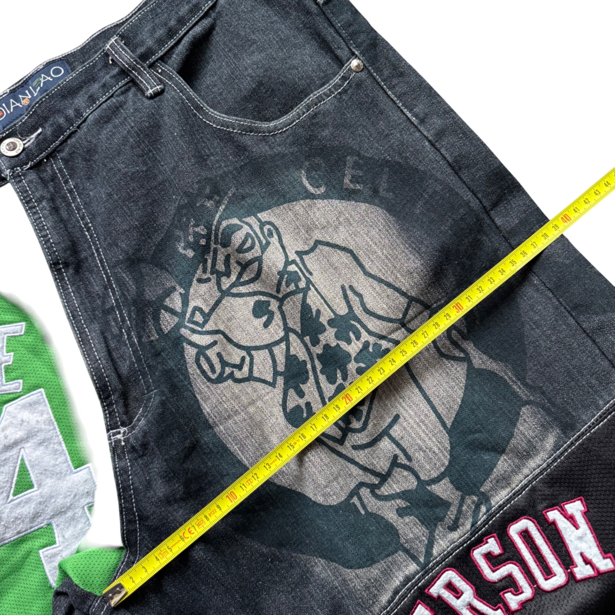 NBA Y2K Mega Rare Baggy Jeans Kobe Lebron Jersey Oversize