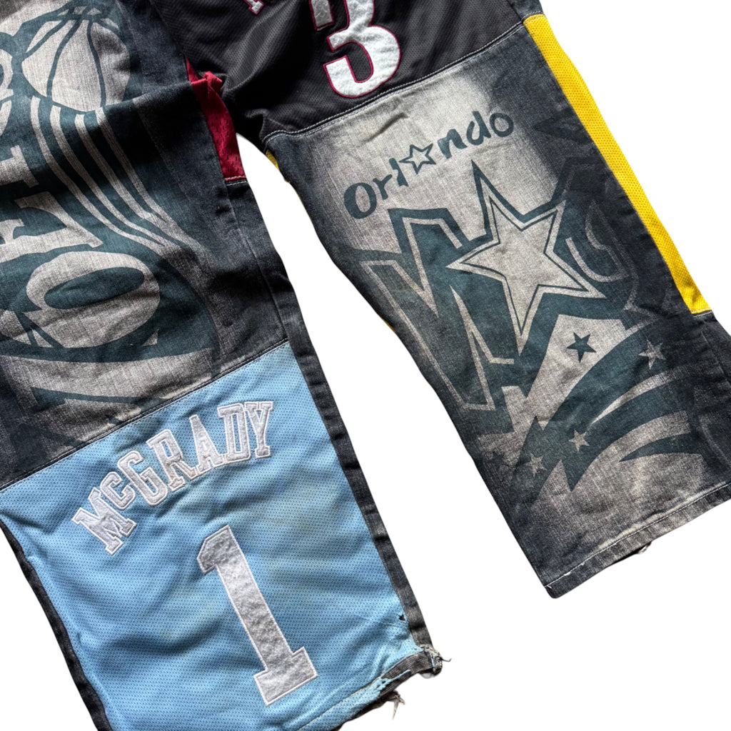 NBA Y2K Mega Rare Baggy Jeans Kobe Lebron Jersey Oversize